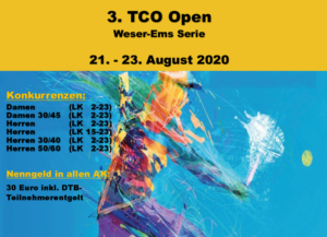 Mehr über den Artikel erfahren 3. TCO Open im August